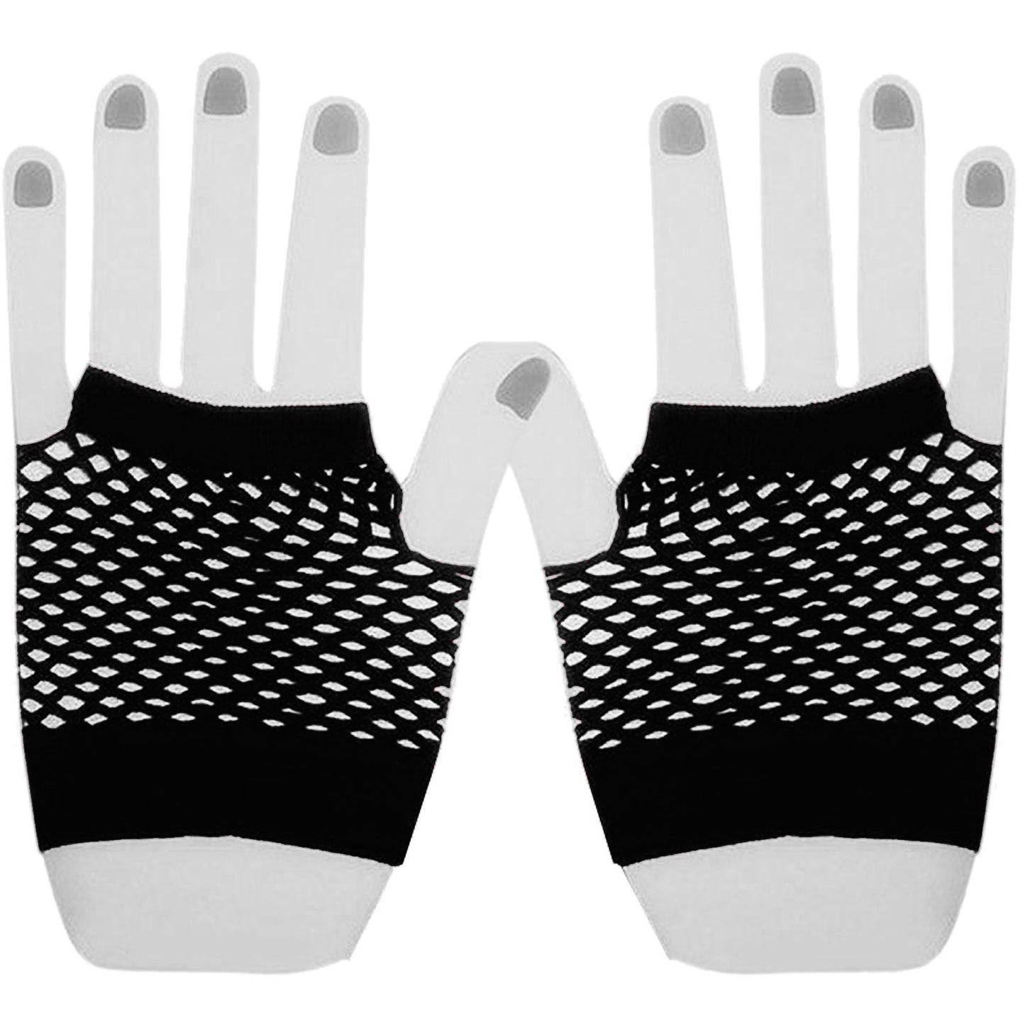 Party Half Finger Fingerless Net Leisure Gloves