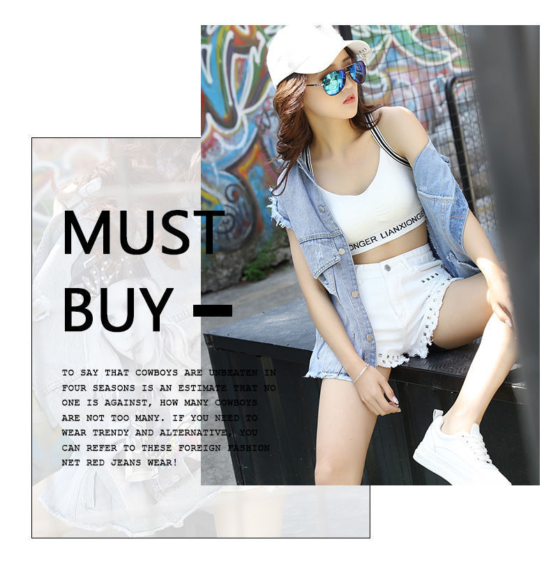 Vest Korean Style Loose Sleeveless Waistcoat Tide Summer Dress