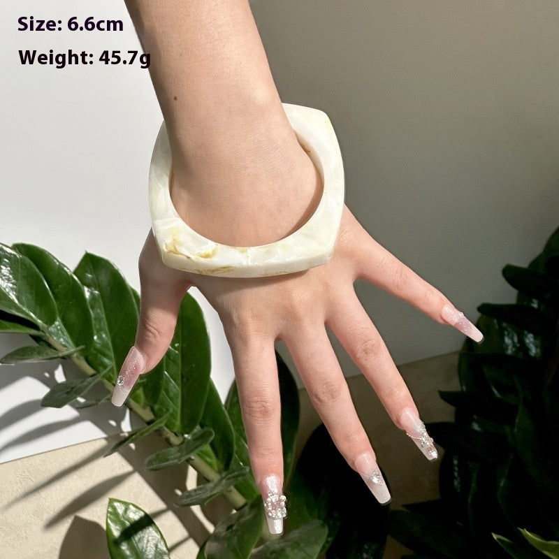Blooming Irregular Geometric Bracelet Exaggerated
