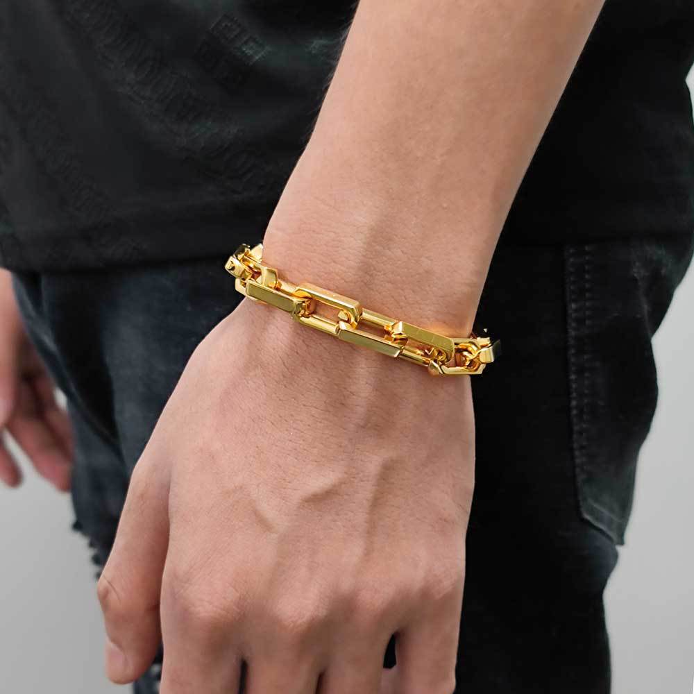 Hip Hop Titanium Steel Ornament Personalized Bracelet