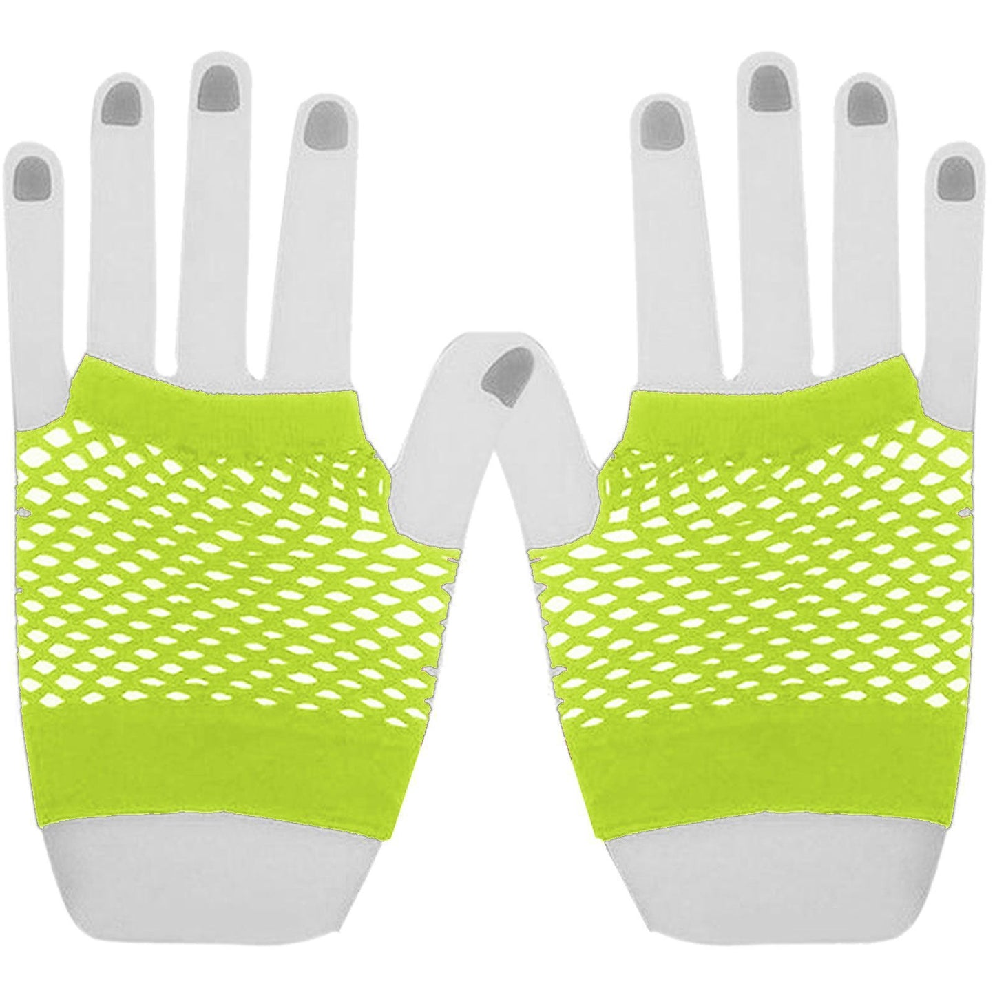 Party Half Finger Fingerless Net Leisure Gloves