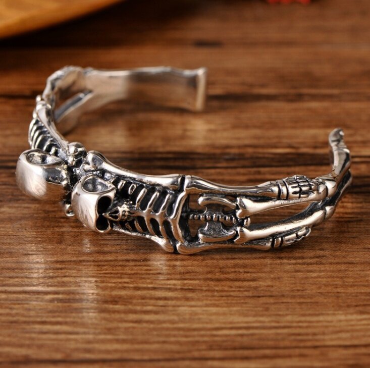 Double Skull Bracelet