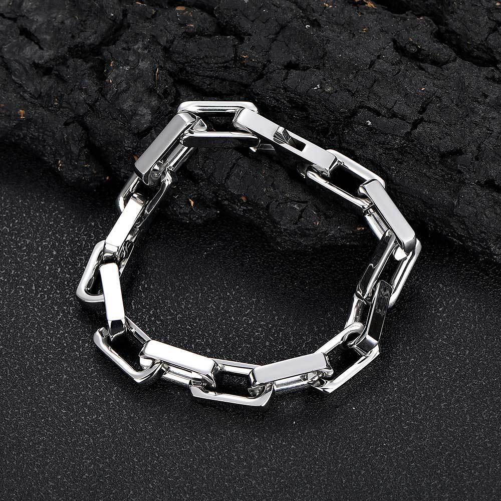 Hip Hop Titanium Steel Ornament Personalized Bracelet