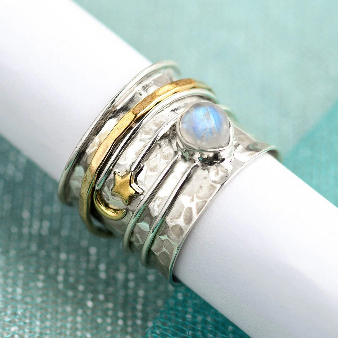 Creative Simple Star Moon Crystal Lady