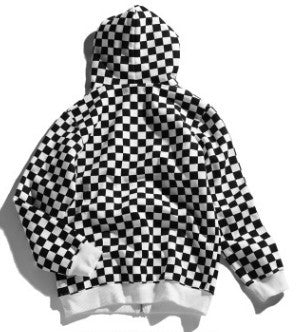 checkerboard sweater