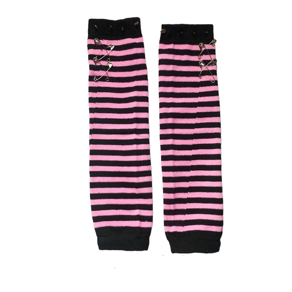 Non-mainstream Pin Rivet Dark Fingerless Oversleeve