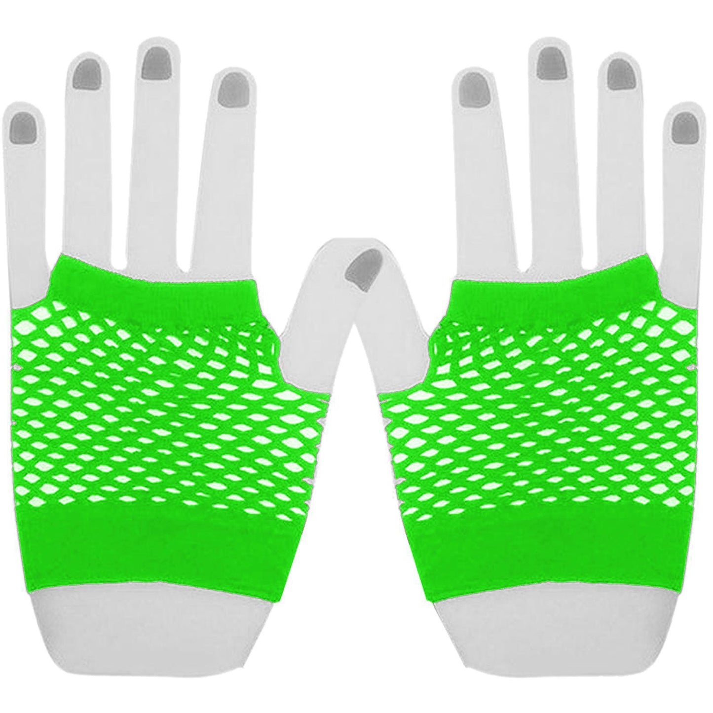 Party Half Finger Fingerless Net Leisure Gloves