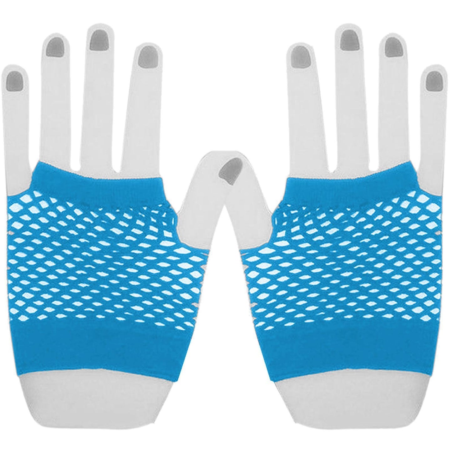 Party Half Finger Fingerless Net Leisure Gloves
