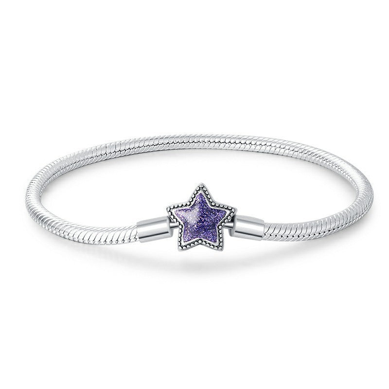 Europe And America Creative Women's Love Star Zircon Bracelet