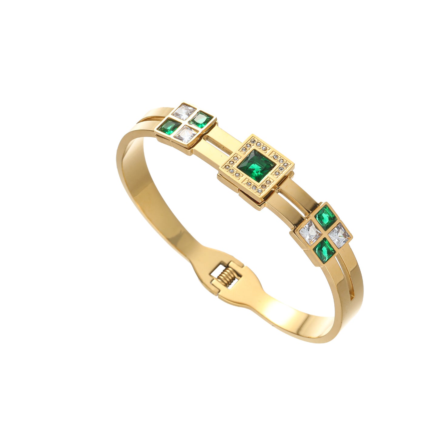 Full Body Titanium Steel Plated Light Luxury Bracelet