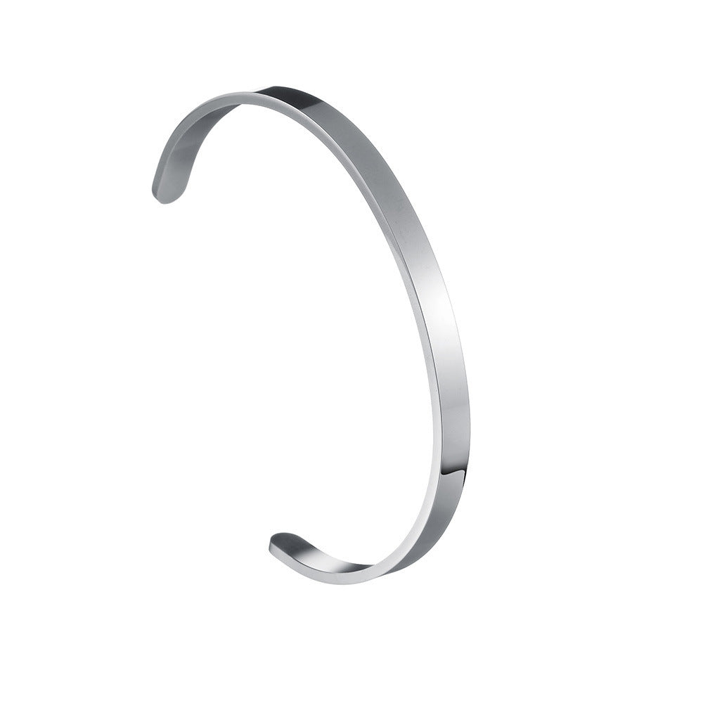 C- Shaped Bracelet Vacuum Plating Does Not Fade