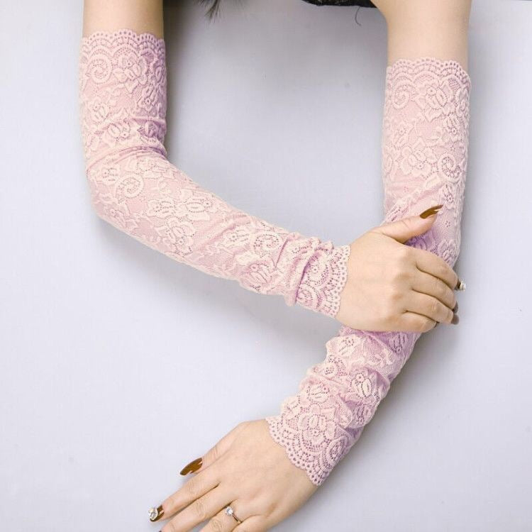 Protection Gloves Ice Lace Oversleeve Driving Arm Blocking