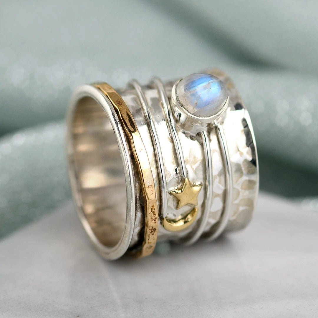 Creative Simple Star Moon Crystal Lady