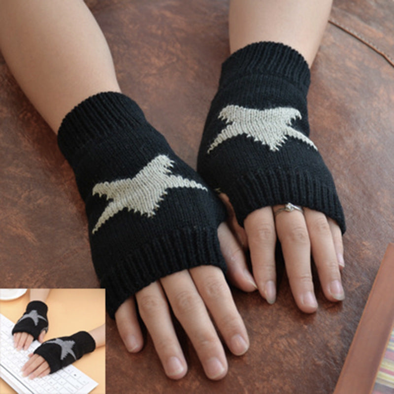 Outdoor Sports Wool Knitted Gloves
