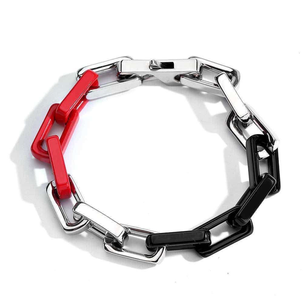 Hip Hop Titanium Steel Ornament Personalized Bracelet