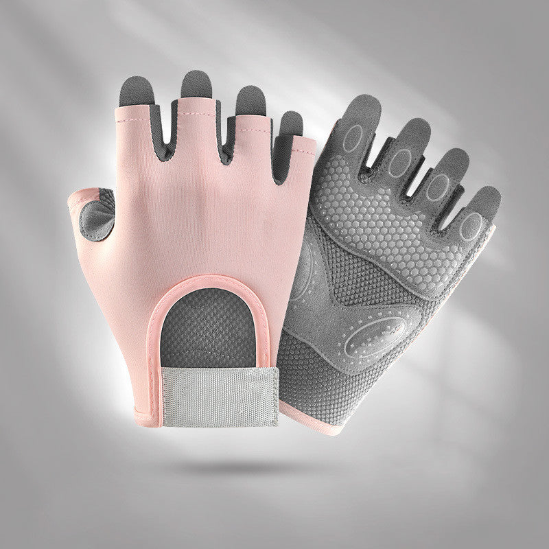 Women's Fashion Anti-slip Shock Absorption Wear-resistant Breathable Anti-callus Gloves