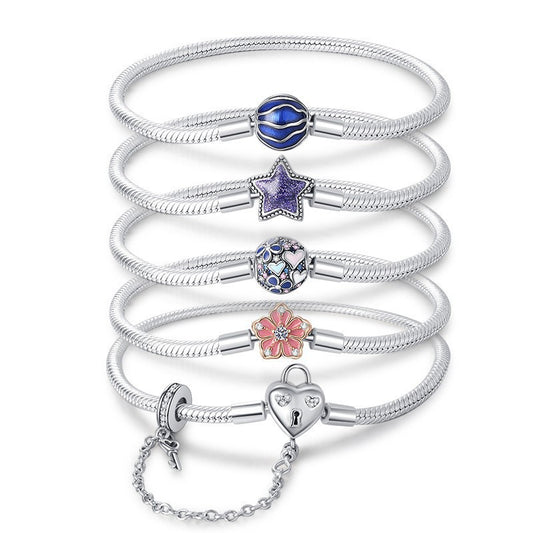 Europe And America Creative Women's Love Star Zircon Bracelet