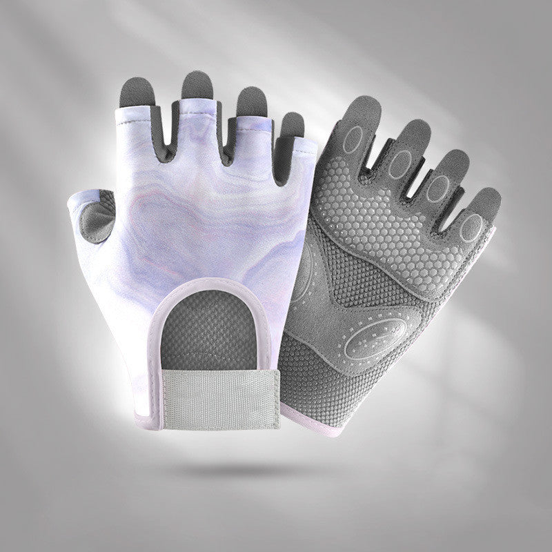 Women's Fashion Anti-slip Shock Absorption Wear-resistant Breathable Anti-callus Gloves