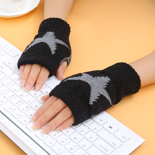 Outdoor Sports Wool Knitted Gloves