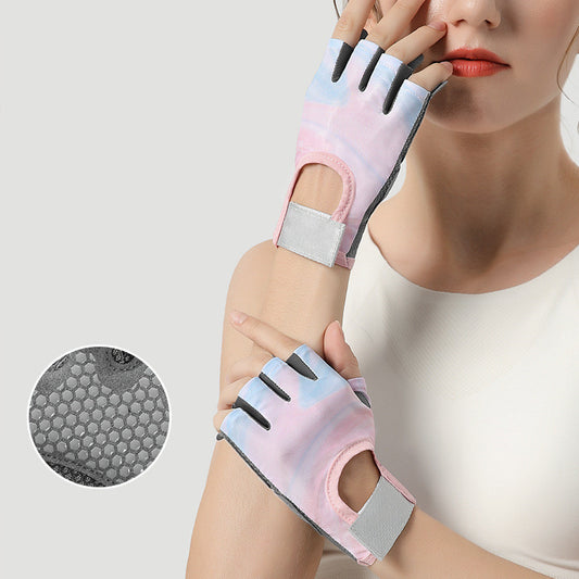 Women's Fashion Anti-slip Shock Absorption Wear-resistant Breathable Anti-callus Gloves